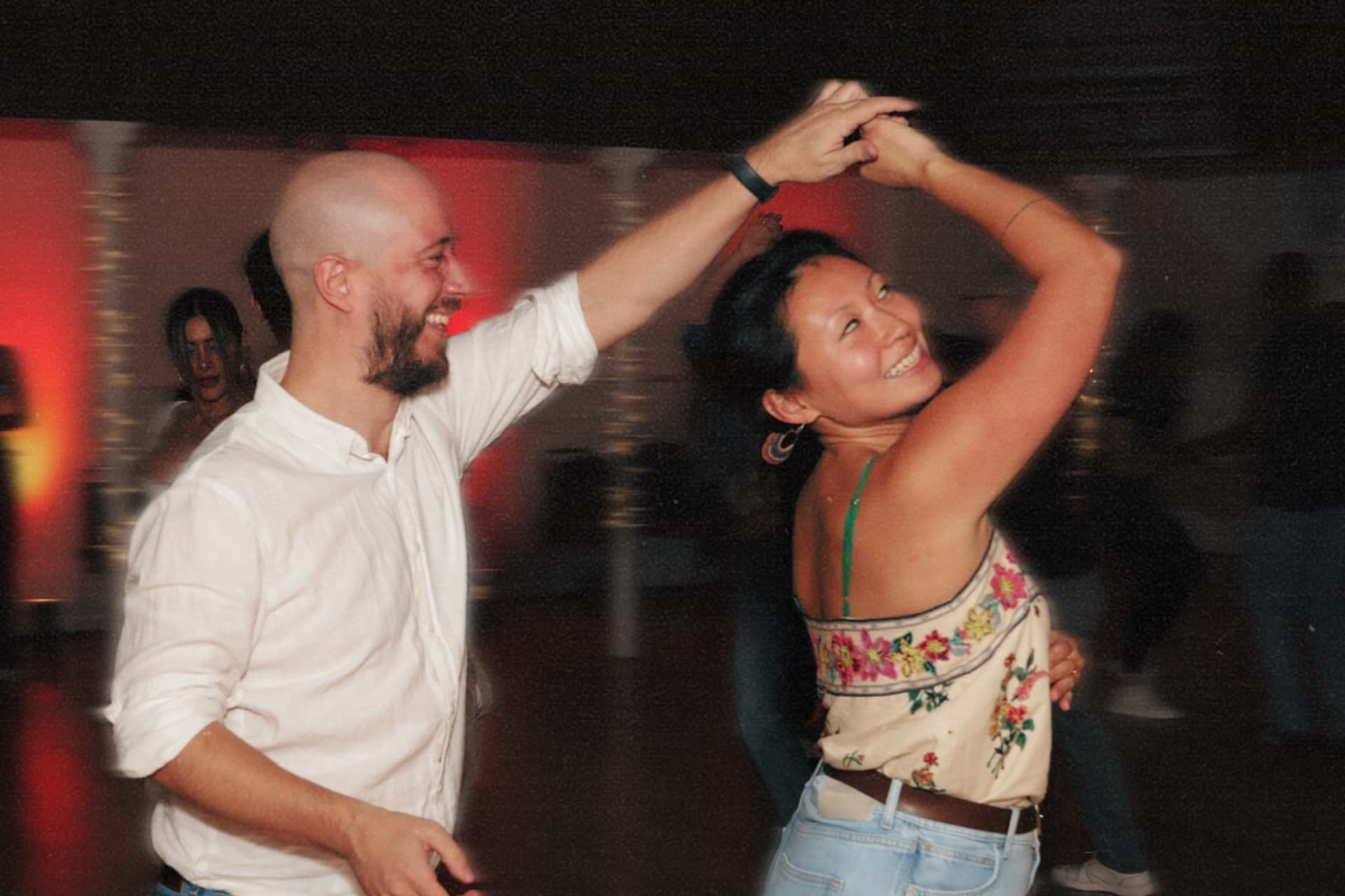 Salsa dancers at Changó