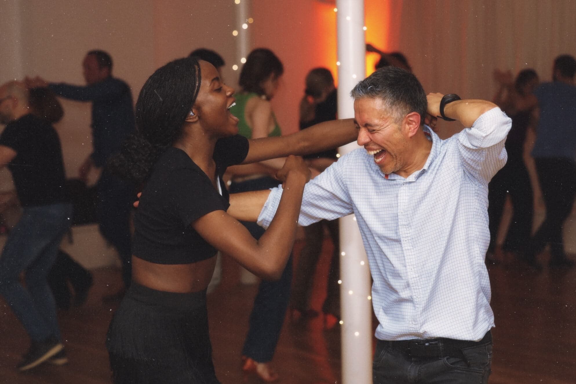 Salsa dancers at Changó